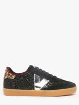 Sneakers Berlin Uit Leder Victoria Zwart accessoires 1126223
